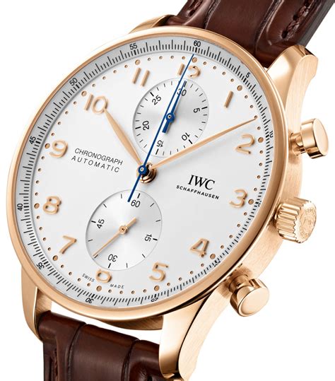 international watch co schaffhausen 18k rose gold iwc|iwc 18ct watch.